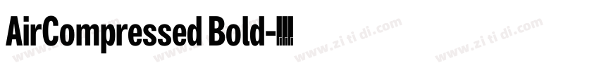 AirCompressed Bold字体转换